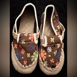 Vineage Retro Flower ESPADRILLE LOAFER NEW 🔖
